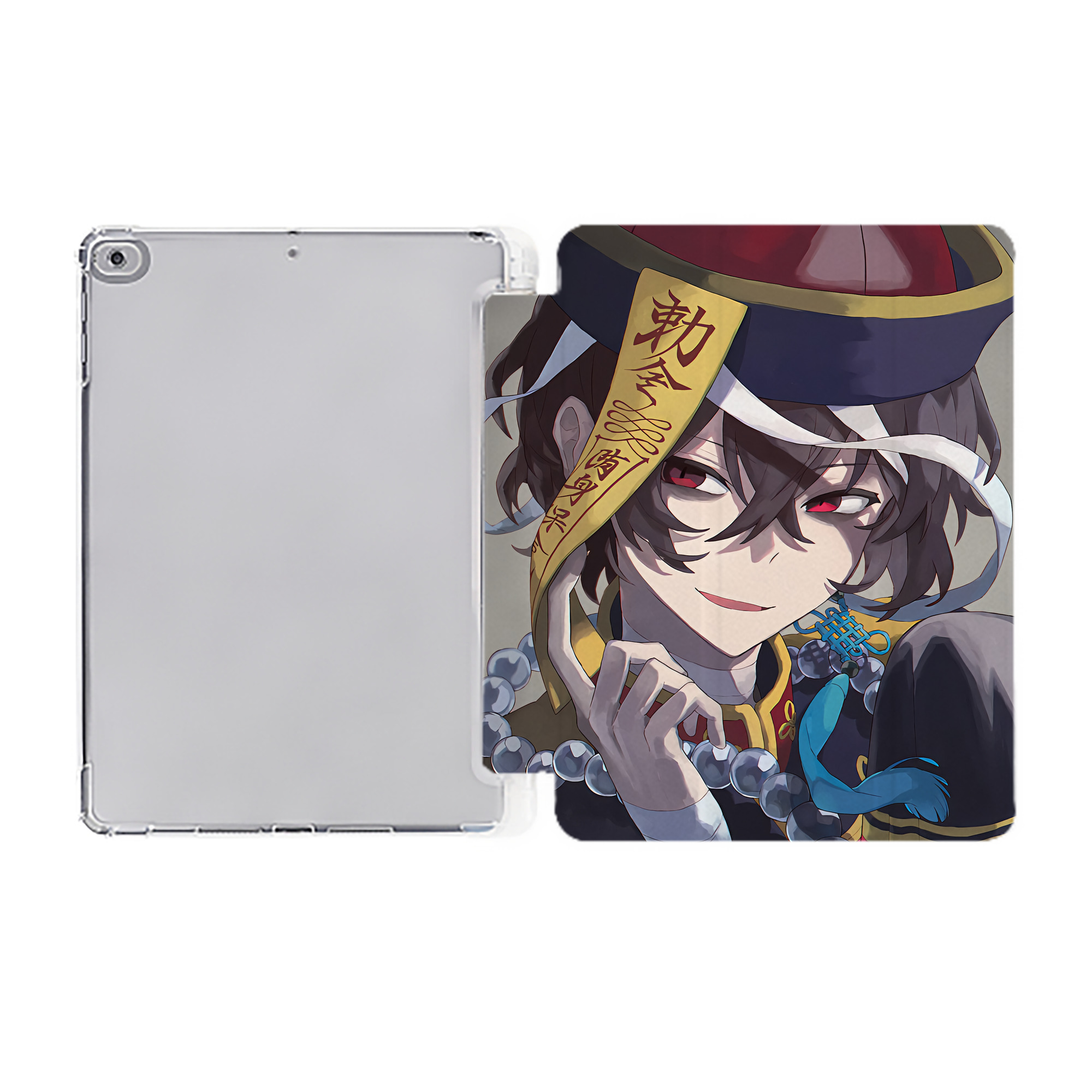 （画像用） 文豪ストレイドッグス Bungo Stray Dogs IPad ケース ペン収納付き 三つ折りスタンド PUレザー×シリコン 対応機種9.5/10.5/10.9インチ